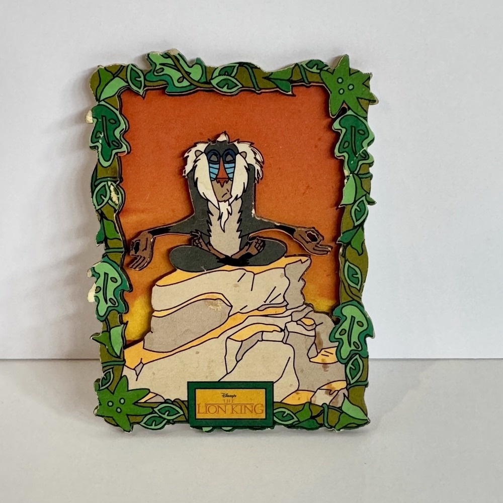 Vintage Disney The Lion King Rafiki‎ Meditating Fridge Magnet